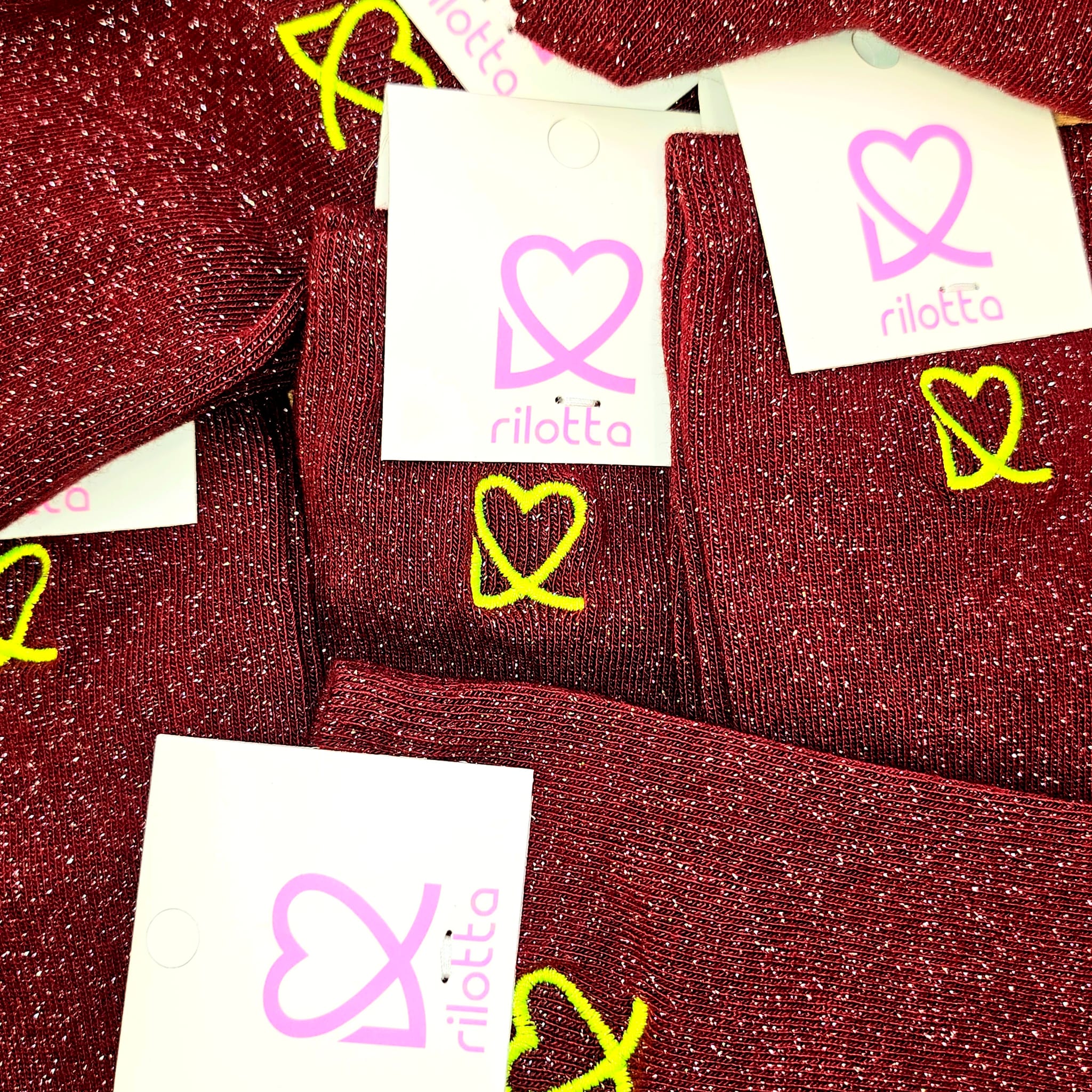 CALCETIN BRILLO VINO 💛 A.F