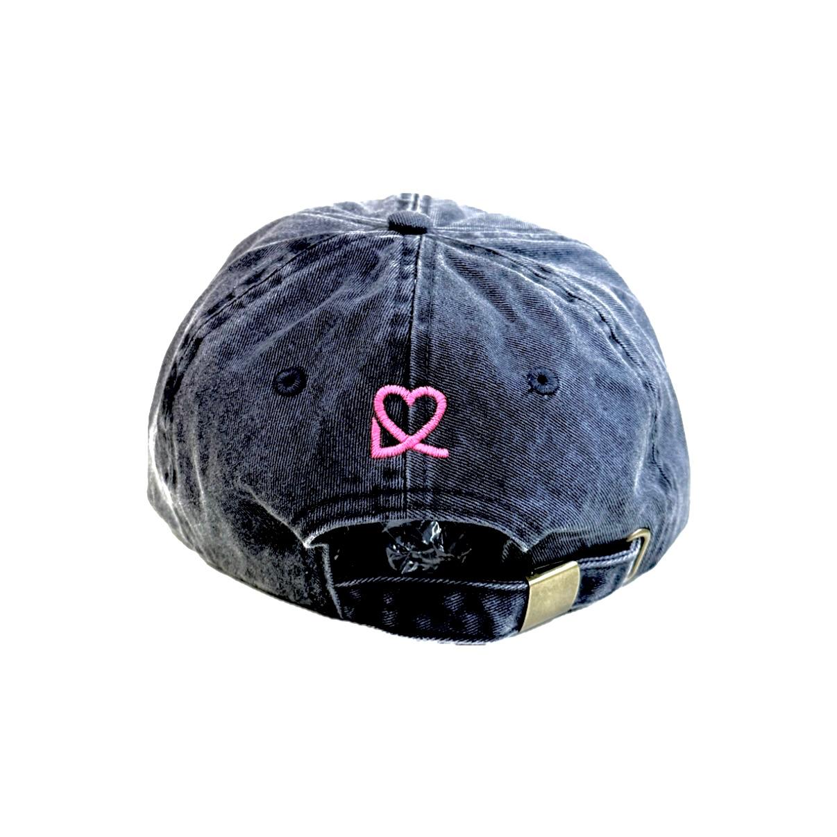 GORRA NEGRA RILOTTA 23 ROSA FLUOR