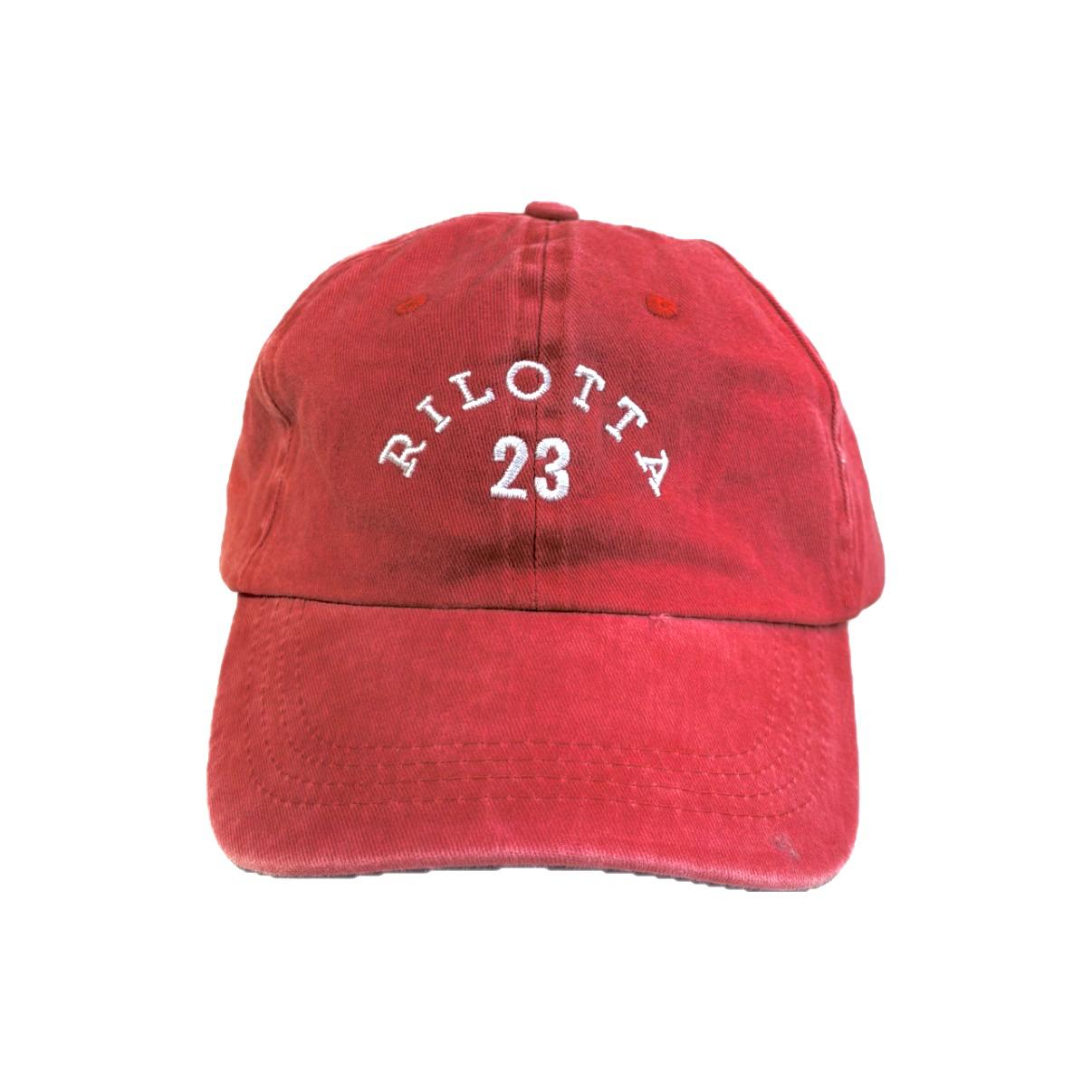 GORRA ROJA RILOTTA 23 BEIGE