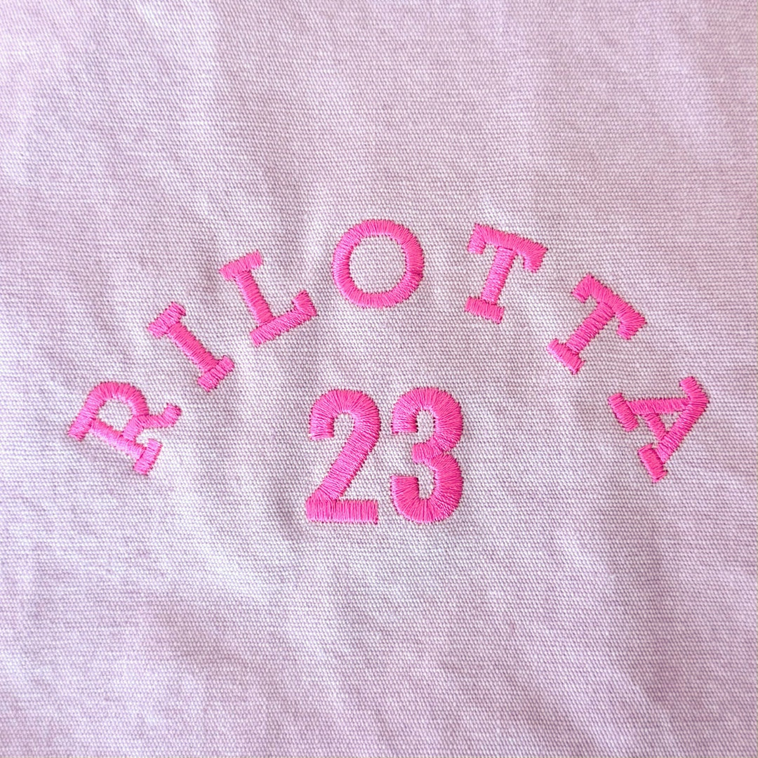 BOLSO RILOTTA 23 ROSA LOGO ROSA FLÚOR