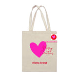 PACK DE BOLSA TOTE + PULSERA + PEGATINA M.C. ROSA FLÚR