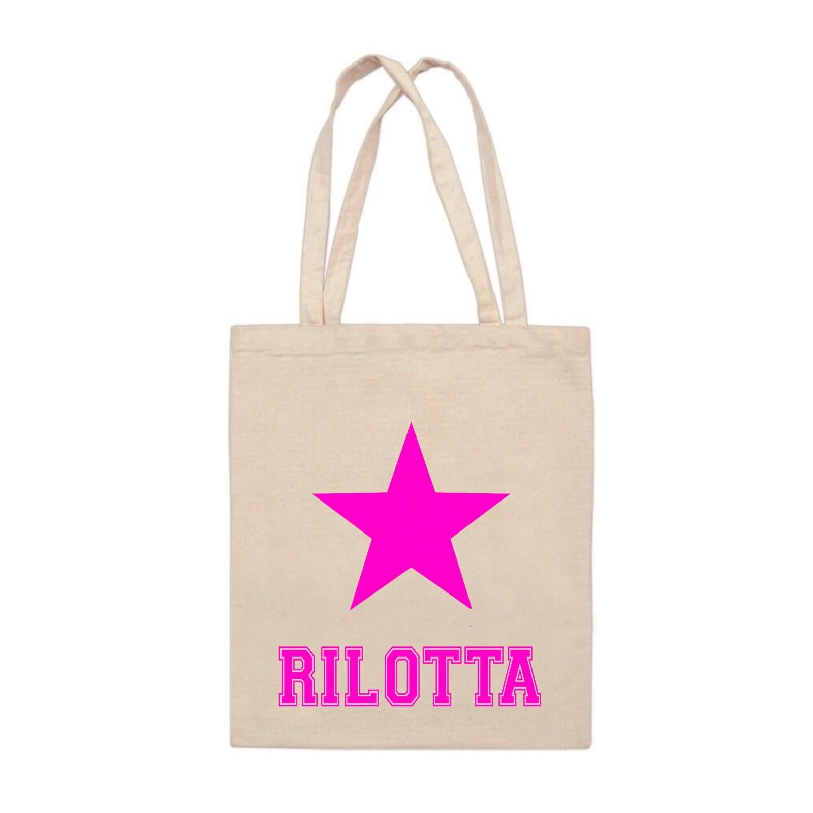 BOLSA TOTE ESTRELLA ROSA FLUOR