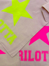 BOLSA TOTE ESTRELLA ROSA FLUOR