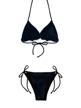 BIKINI ST. TROPEZ REVERSIBLE AZUL ANIMAL PRINT / NEGRO