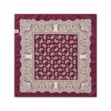 PAÑUELO PAISLEY BURDEOS