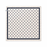 PAÑUELO CRUDO LUNAR NEGRO