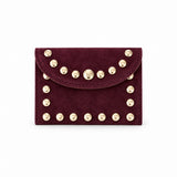 MONEDERO BURDEOS CON TACHAS